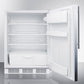 Accucold 24" Wide Built-In All-Refrigerator ADA Compliant with Thin Handle Open