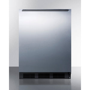 Accucold 24" Wide Built-In All-Refrigerator Auto Defrost with Stainless Steel Door 