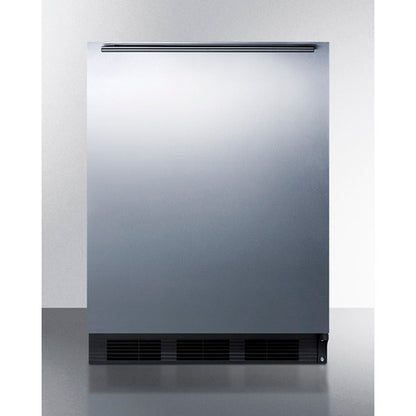 Accucold 24" Wide Built-In All-Refrigerator Auto Defrost with Stainless Steel Door 