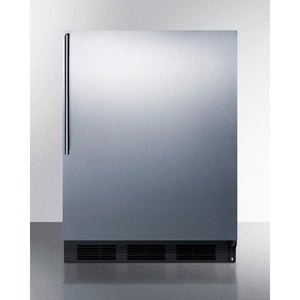 Accucold 24" Wide Built-In All-Refrigerator Auto Defrost with Stainless Steel Door