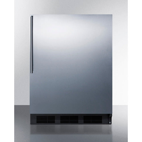 Accucold 24" Wide Built-In All-Refrigerator Auto Defrost with Stainless Steel Door