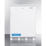 Accucold 24" Wide Built-In All-Refrigerator in White Exterior