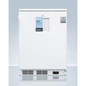 Accucold 24" Wide Built-In All-Refrigerator in White