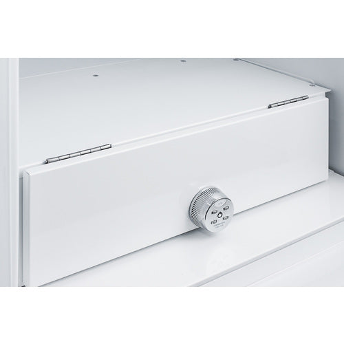 Accucold 24" Wide Built-In All-Refrigerator in White