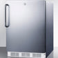 Accucold 24" Wide Built-In All-Refrigerator with Auto Defrost and Stainless Steel Exterior