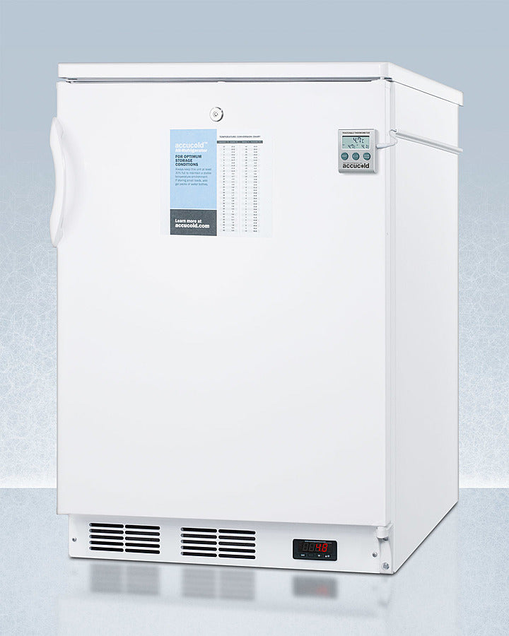 Accucold 24" Wide Built-In All-Refrigerator with Auto Defrost