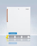 Accucold 24" Wide Built-In All-Refrigerator with Copper Handle ADA Compliant Front