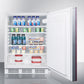 Accucold 24" Wide Built-In All-Refrigerator with Integrated Door Frame ADA Compliant