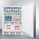 Accucold 24" Wide Built-In All-Refrigerator with Integrated Door Frame ADA Compliant