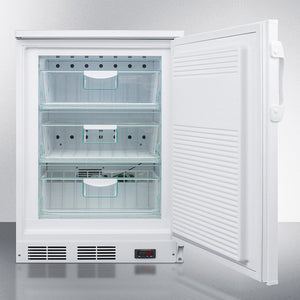 Accucold 24" Wide Built-In All-Refrigerator with Interior Basket Drawers Open