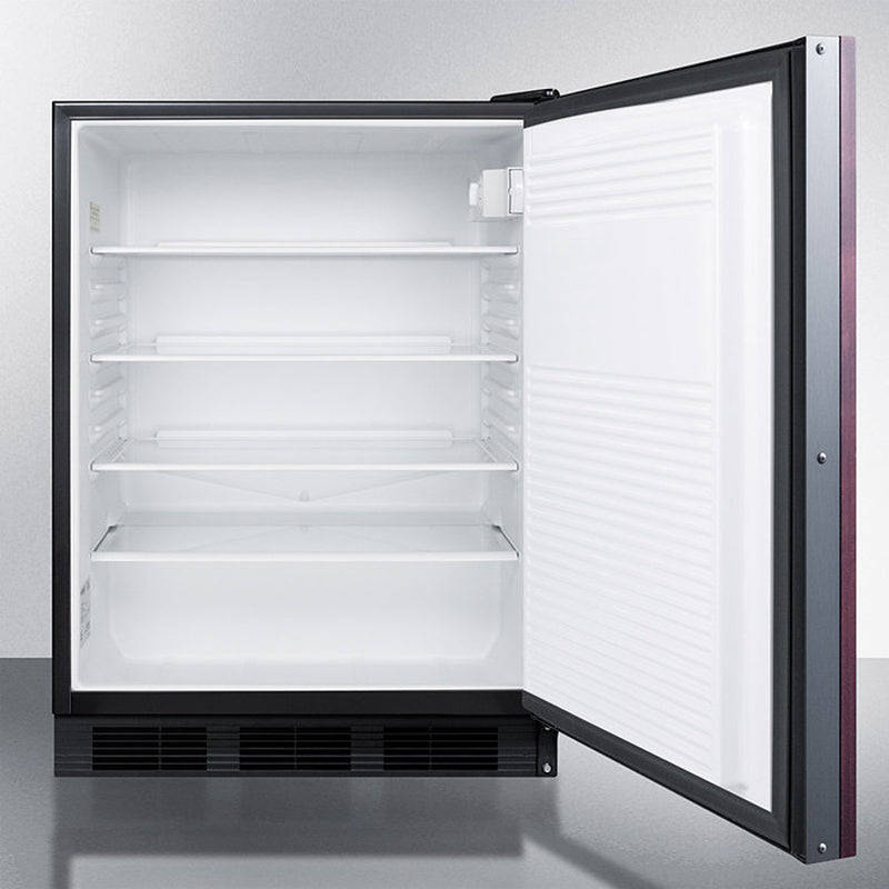 Accucold 24" Wide Built-In All-Refrigerator with Panel-Ready Door