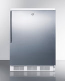 Accucold 24" Wide Built-In All-Refrigerator with Thin Handle Front