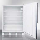 Accucold 24" Wide Built-In All-Refrigerator with Thin Handle