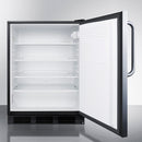 Accucold 24" Wide Built-In All-Refrigerator with Towel Bar Handle