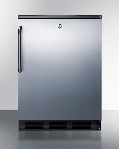 Accucold 24" Wide Built-In All-Refrigerator with Towel Bar Handle