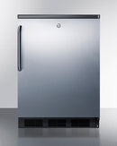 Accucold 24" Wide Built-In All-Refrigerator with Towel Bar Handle
