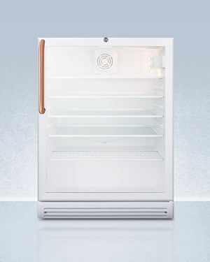 Accucold 24" Wide Built-In Beverage Center with Antimicrobial Pure Copper Handle ADA Compliant