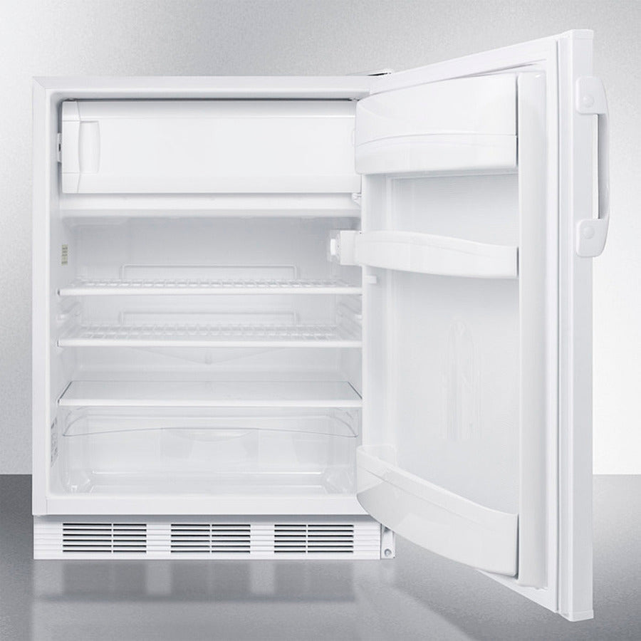 Accucold 24" Wide Built-In Refrigerator-Freezer ADA Compliant Open