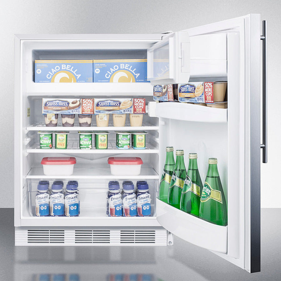 Accucold 24" Wide Built-In Refrigerator-Freezer ADA Compliant Full