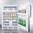 Accucold 24" Wide Built-In Refrigerator-Freezer Full