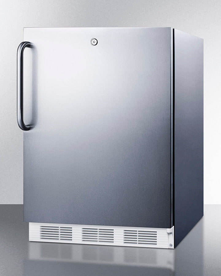 Accucold 24" Wide Built-In Refrigerator-Freezer Angle
