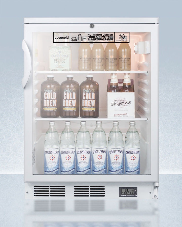 Accucold 24" Wide Nutrition Center Built-In All-Refrigerator