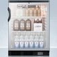 Accucold 24" Wide Nutrition Center Glass Door All-Refrigerator