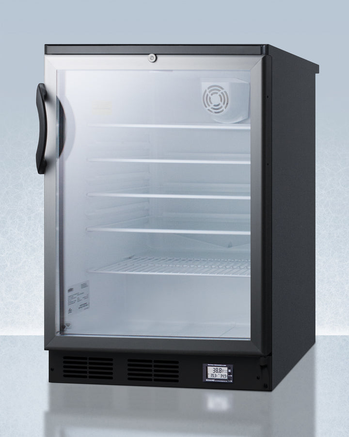 Accucold 24" Wide Nutrition Center Glass Door All-Refrigerator