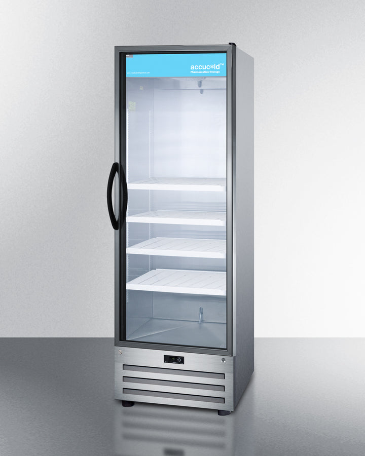 Accucold 24" Wide Pharmacy Refrigerator Angle