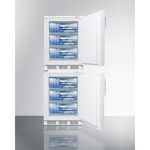 Accucold 24" Wide Stacked All-Freezers 