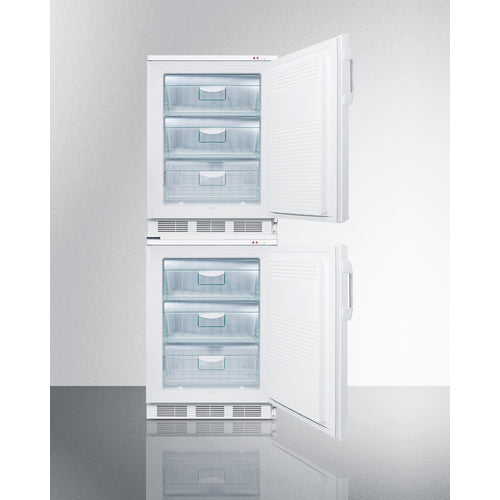 Accucold 24" Wide Stacked All-Freezers 