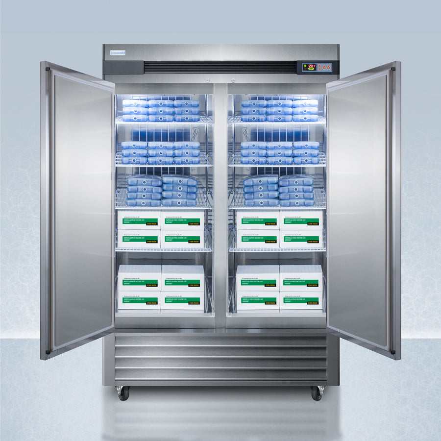 Accucold 49 Cu.Ft. Upright Pharmacy Freezer in Stainless Steel