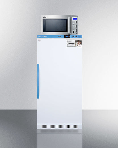Accucold 8 cu.ft. MOMCUBE Breast Milk Refrigerator with Interior Lockers and Microwave Combination