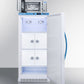 Accucold 8 cu.ft. MOMCUBE Breast Milk Refrigerator with Interior Lockers and Microwave Combination