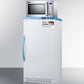 Accucold 8 cu.ft. MOMCUBE Breast Milk Refrigerator with Interior Lockers and Microwave Combination