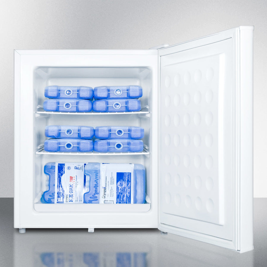 Accucold Compact All-Freezer with External Thermometer and Lock 