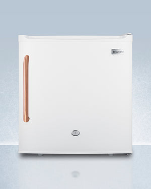 Accucold Compact All-Refrigerator with Antimicrobial Pure Copper Handle Front