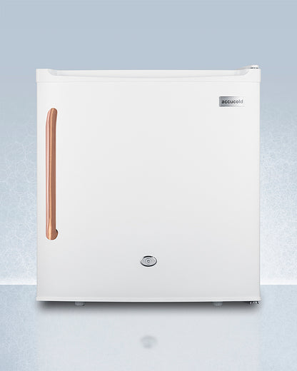 Accucold Compact All-Refrigerator with Antimicrobial Pure Copper Handle Front