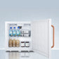 Accucold Compact All-Refrigerator with Antimicrobial Pure Copper Handle Full