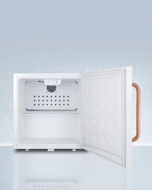 Accucold Compact All-Refrigerator with Antimicrobial Pure Copper Handle Open