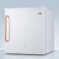 Accucold Compact All-Refrigerator with Antimicrobial Pure Copper Handle Angle