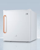 Accucold Compact All-Refrigerator with Antimicrobial Pure Copper Handle Angle