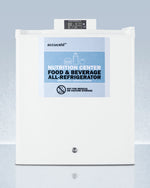 Accucold Compact Nutrition Center All-Refrigerator in White with Front Lock