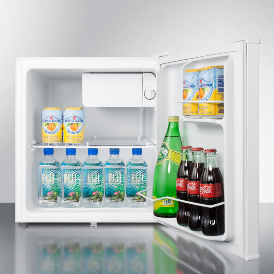 Accucold Compact Refrigerator-Freezer with Front-Mounted Lock