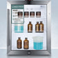Accucold General Purpose Compact Glass Door All-Refrigerator with Lock
