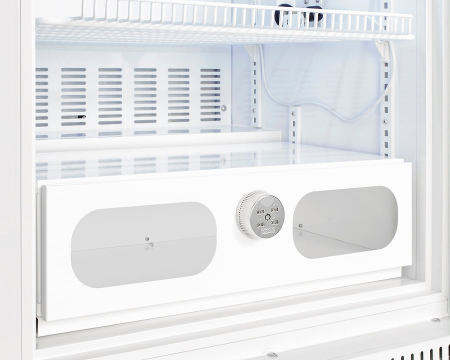 Accucold Interior Storage Compartment with Lock