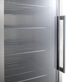 Accucold PureTherm 24" Wide Blanket Warmer with Black Cabinet and Left Hand Door