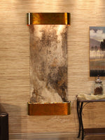 ADAGIO Inspiration Falls Round Rustic Copper Magnifico Travertine 