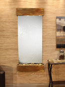 Adagio Inspiration Falls Square Rustic Copper Silver Mirror 