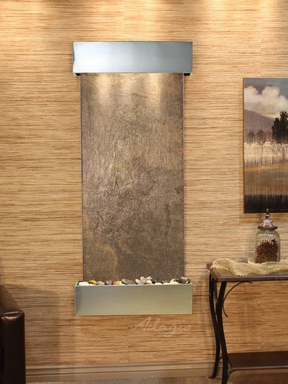 Adagio Inspiration Falls Square Stainless Steel Green Featherstone 